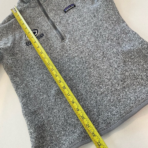 PATAGONIA Women’s M (Fits Small)  Better Sweater 1/4 Zip Heather Gray Normcore - Picture 14 of 14